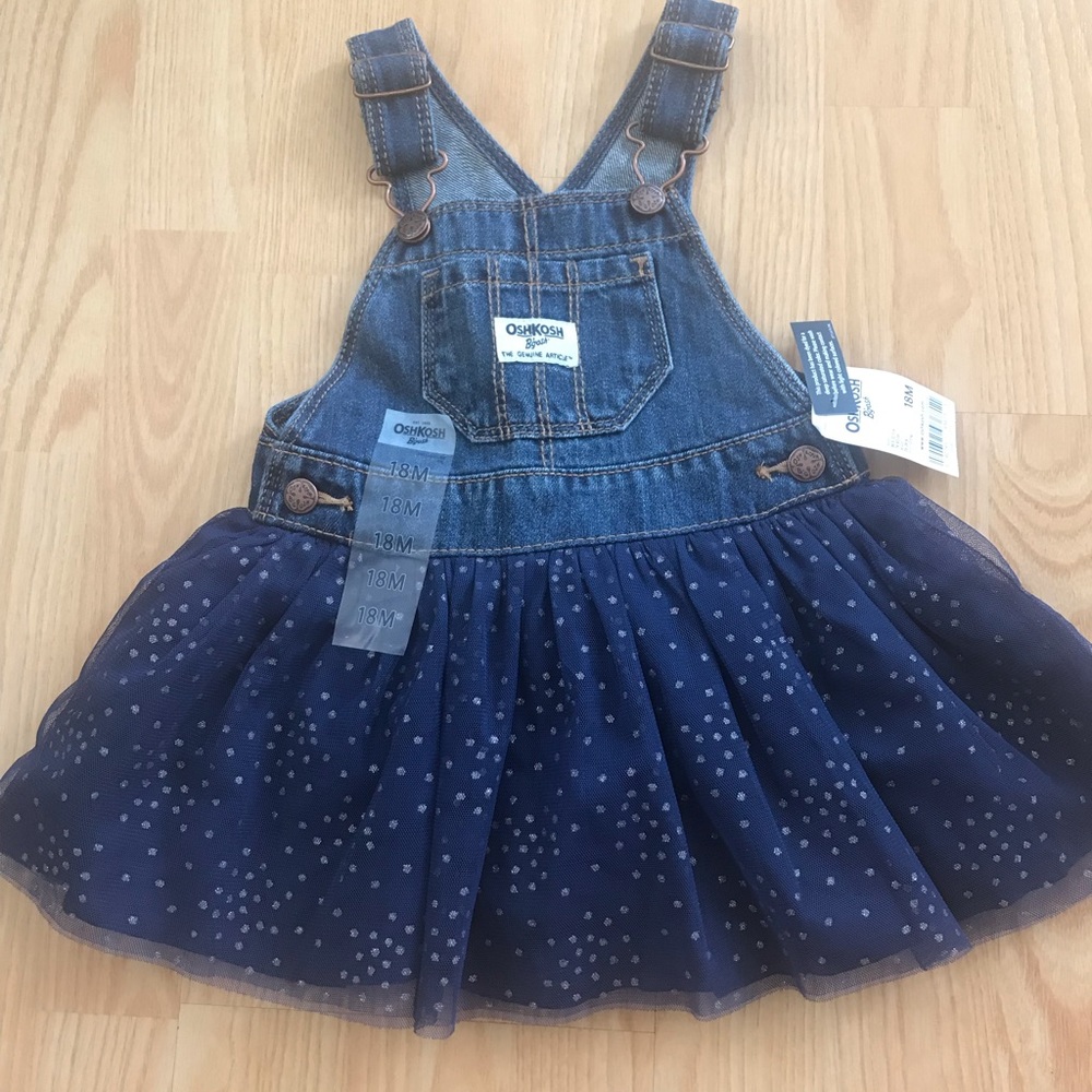 NWT Oshkosh 18M overalls dress